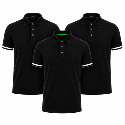 Paquete de 3 Polos Clásicos