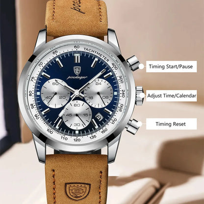 POEDAGAR Reloj de lujo para hombre