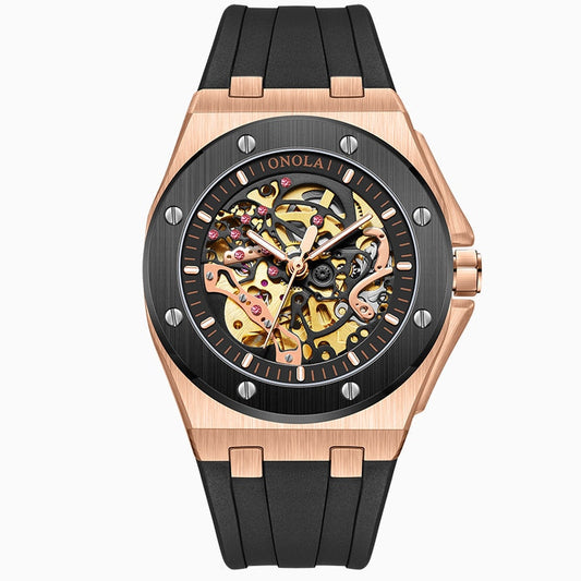 Reloj Poedagar Skeleton Oak