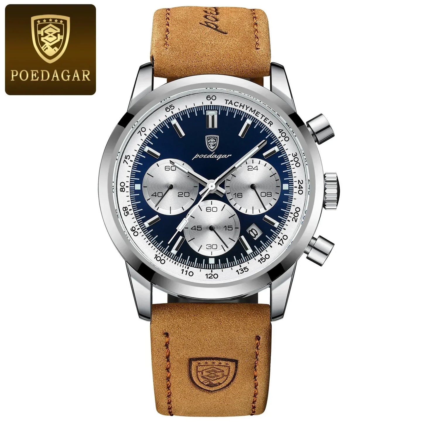 POEDAGAR Reloj de lujo para hombre
