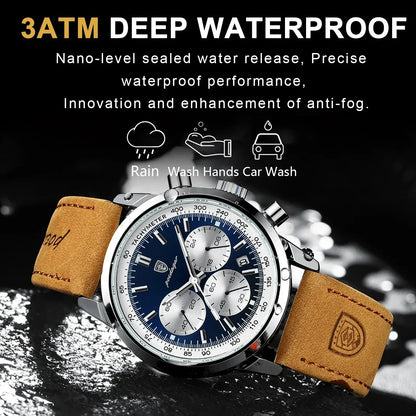 POEDAGAR Reloj de lujo para hombre