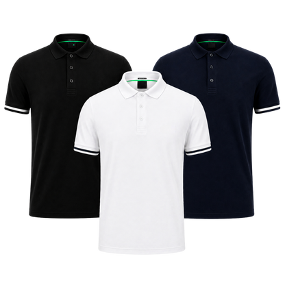 Conjunto de Polo para Caballeros — Paquete de 3