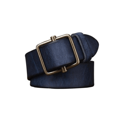 Cinturón de cuero elegante para hombre, modelo Strumiana