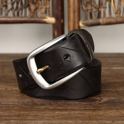 Cinturón de Cuero de Moda para Hombres, Modelo Neha