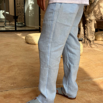 Pantalones Capri de Lino