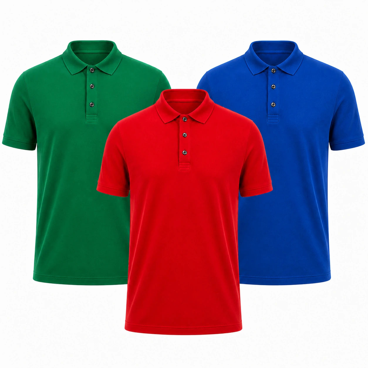 Conjunto de Polo para Caballeros — Paquete de 3