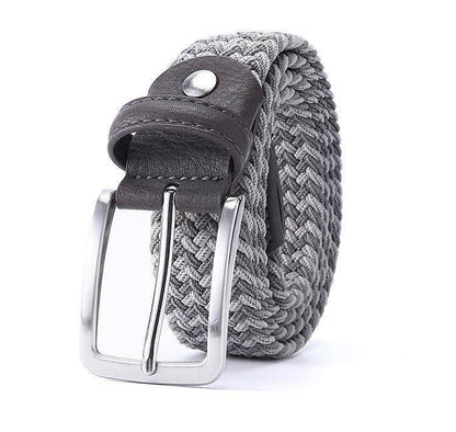 Cinturón Trenzado Elástico Vintage Para Hombre, Modelo Zviadi