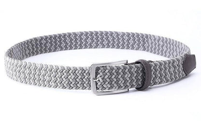 Cinturón Trenzado Elástico Vintage Para Hombre, Modelo Zviadi